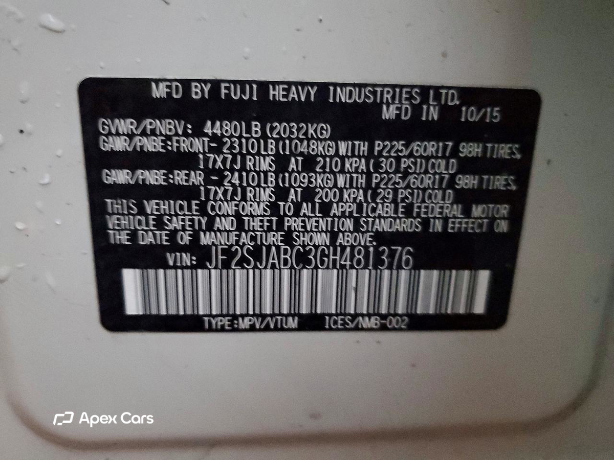 Subaru Forester 2016