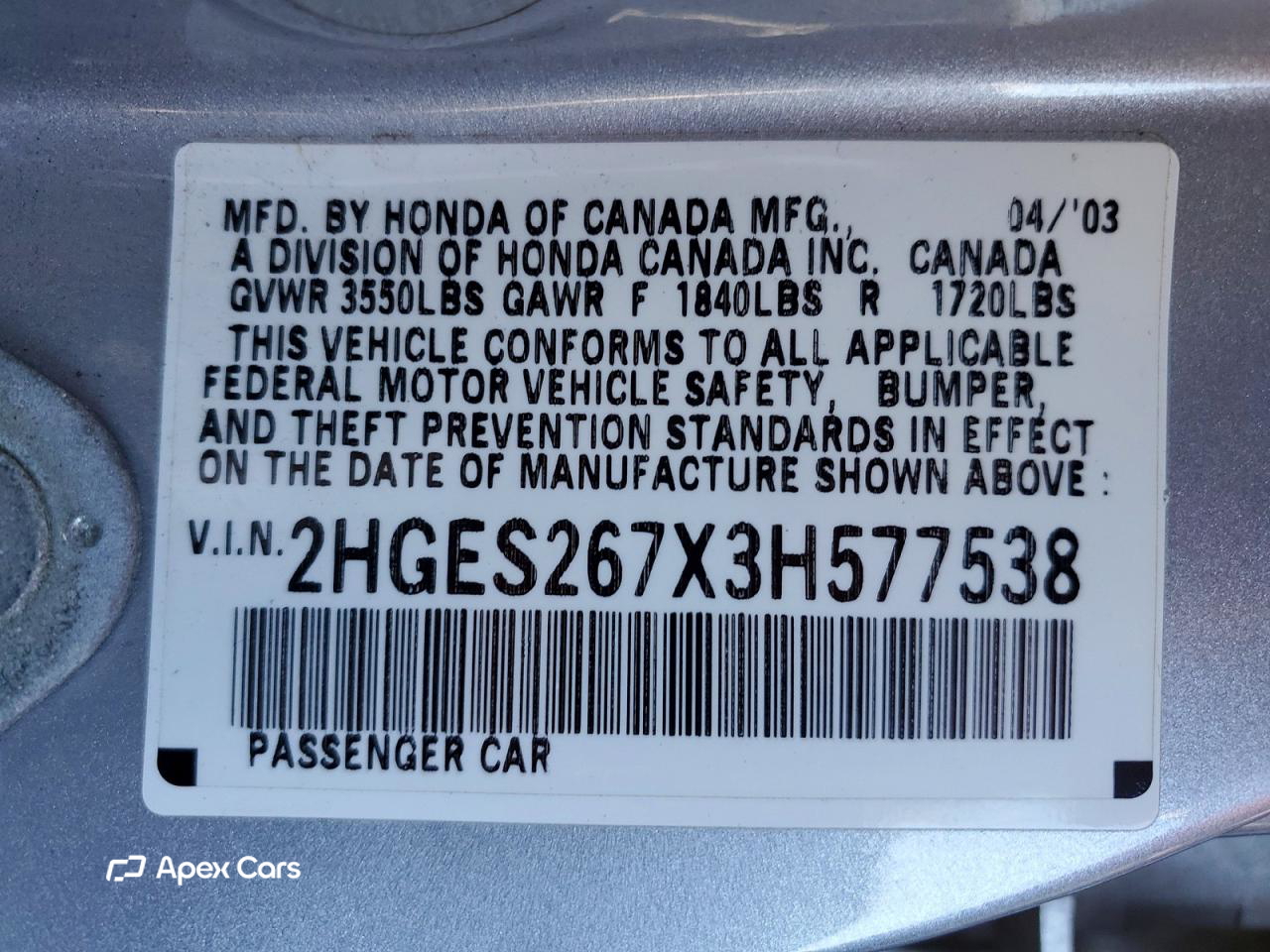 Honda Civic 2003
