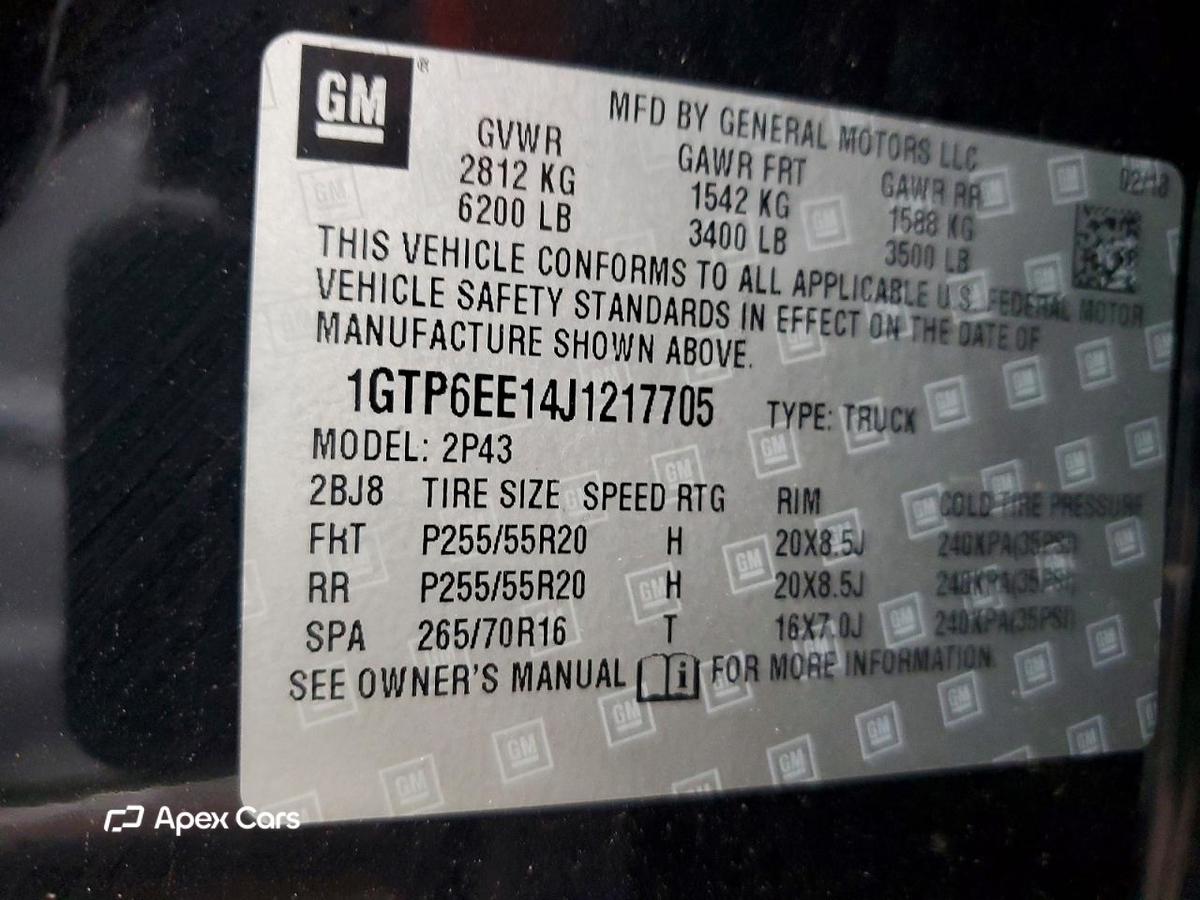 GMC Canyon 2018