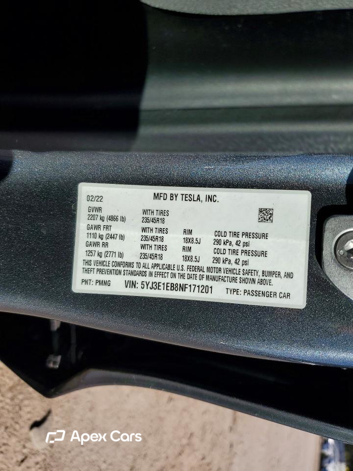 Tesla Model 3 2022