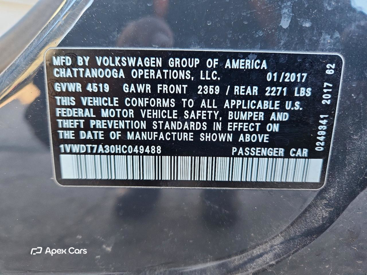 Volkswagen Passat 2017