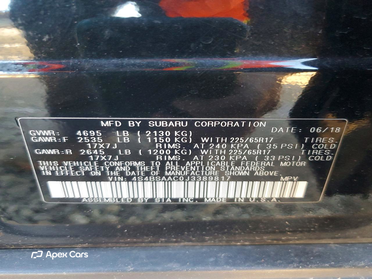 Subaru Outback 2018
