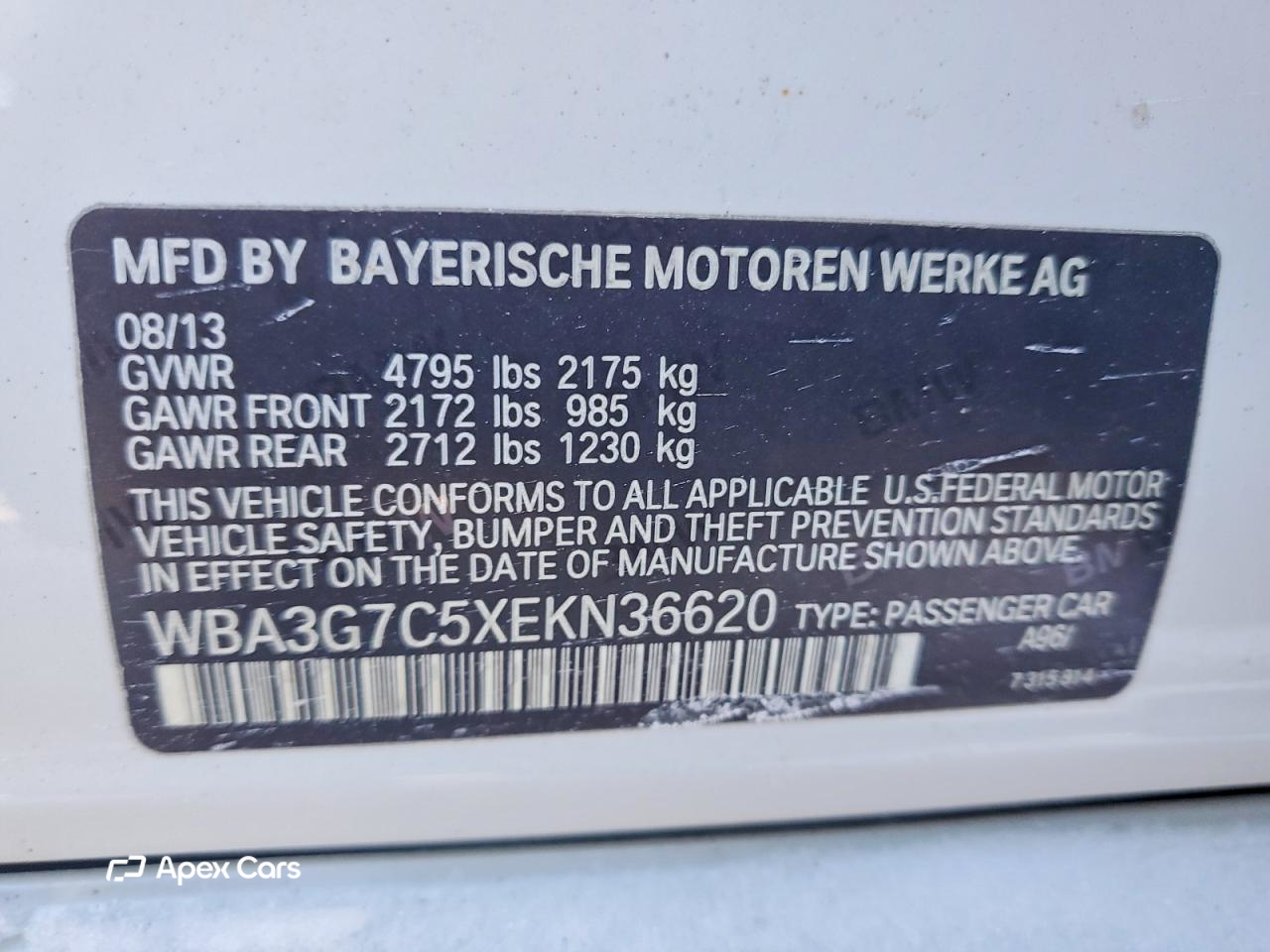 BMW Series 3 2014