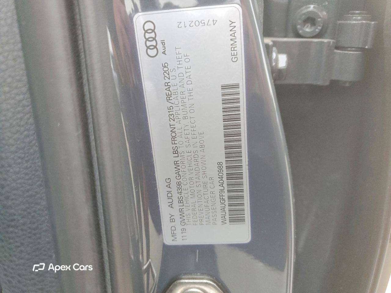 Audi A3 2020