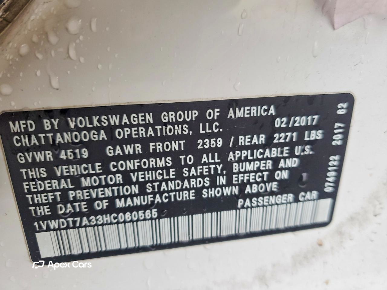 Volkswagen Passat 2017