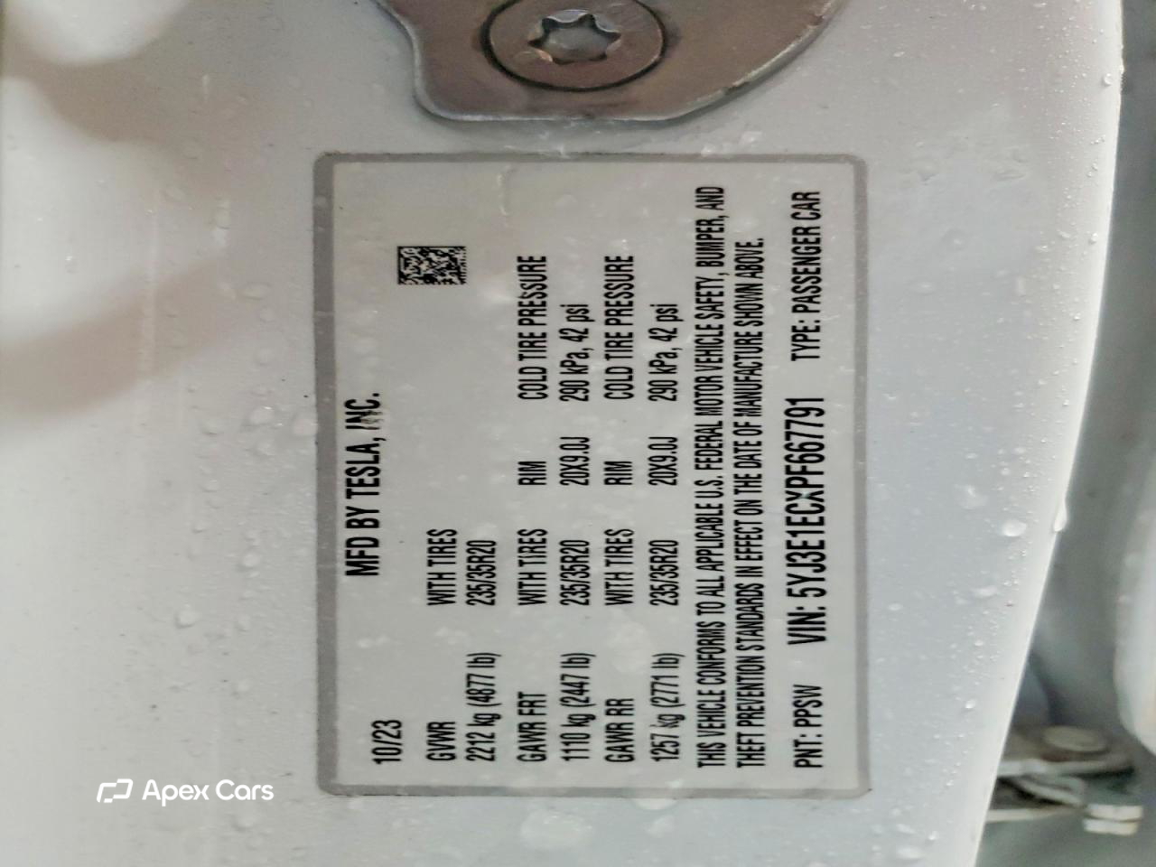 Tesla Model 3 2023