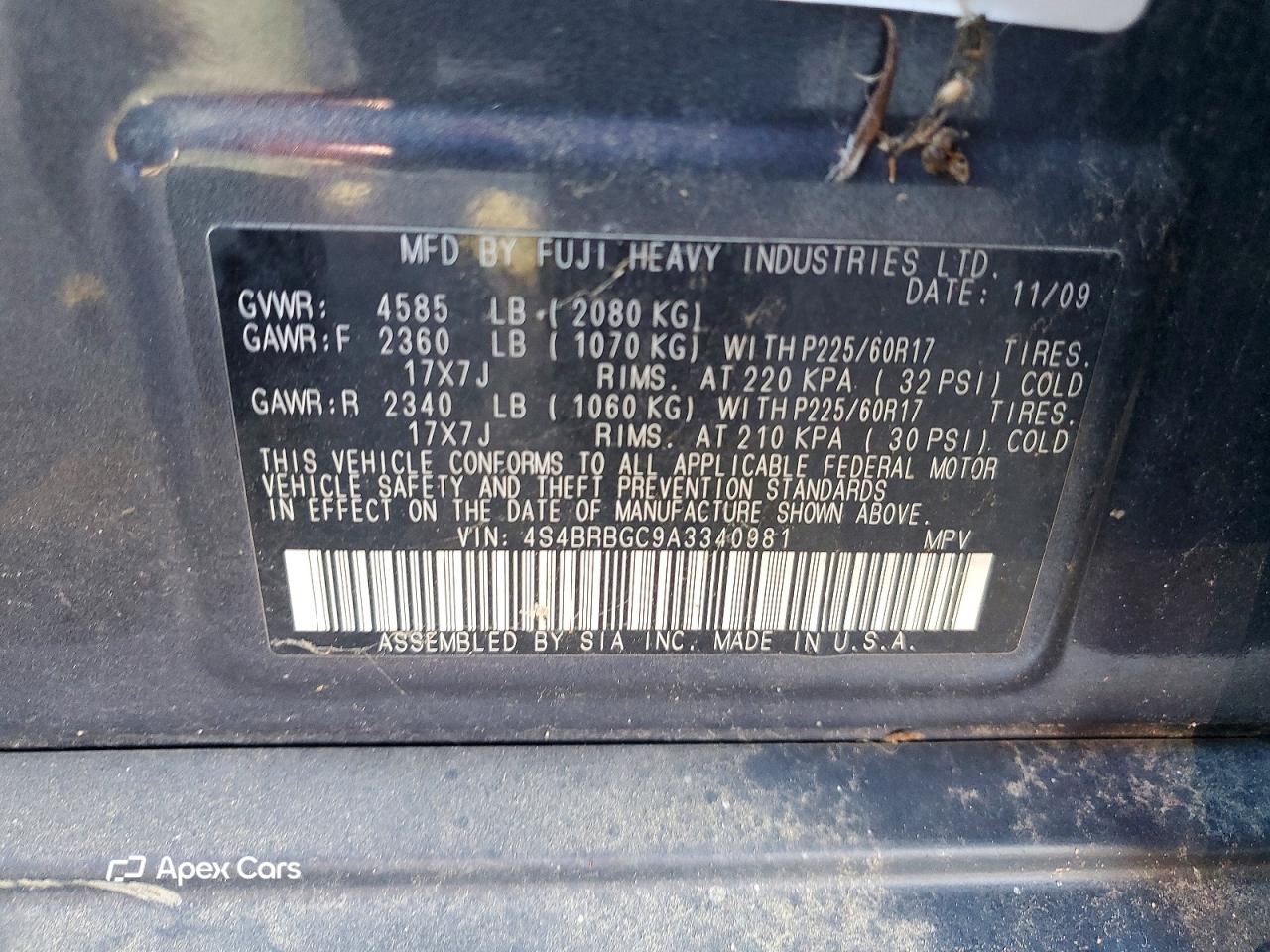 Subaru Legacy 2010