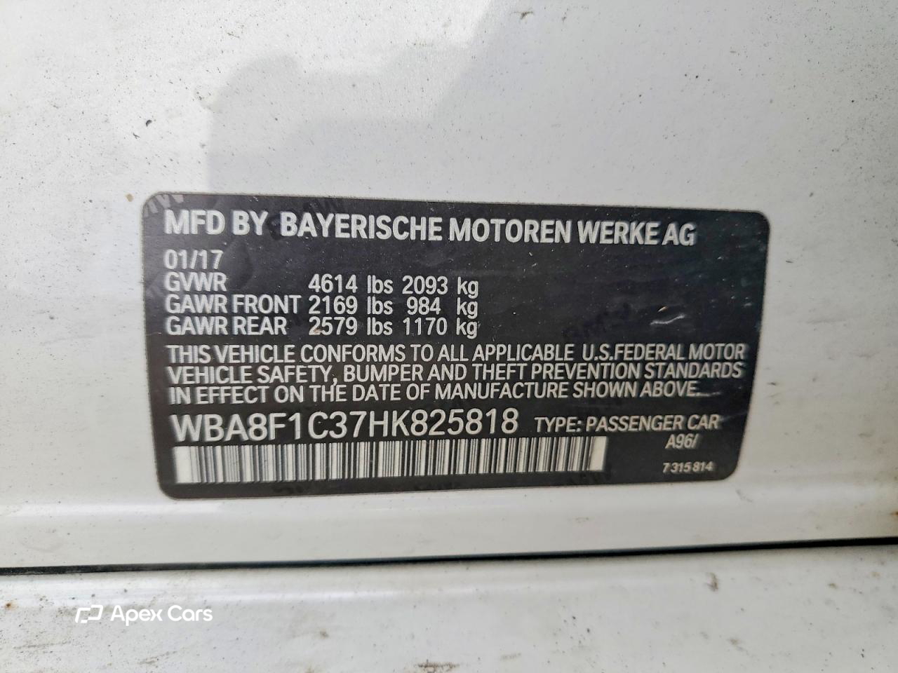 BMW Series 3 2017