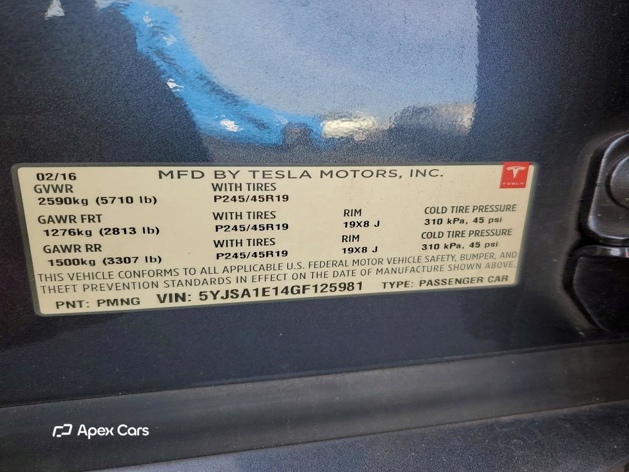 Tesla Model S 2016
