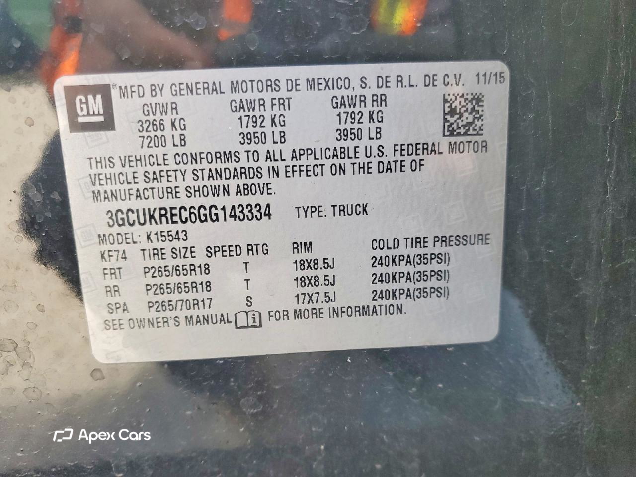 Chevrolet Silverado 2016