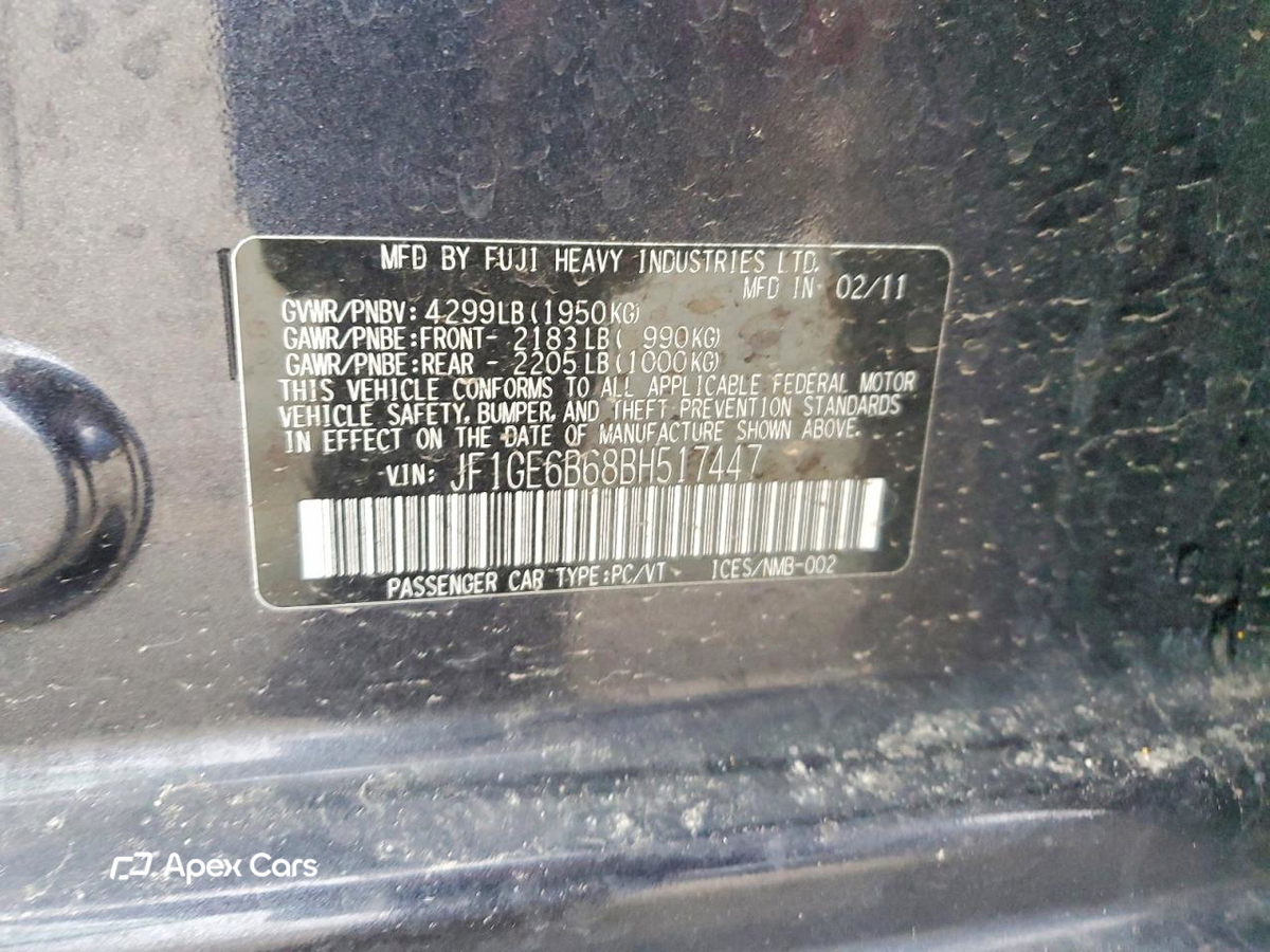 Subaru Impreza 2011