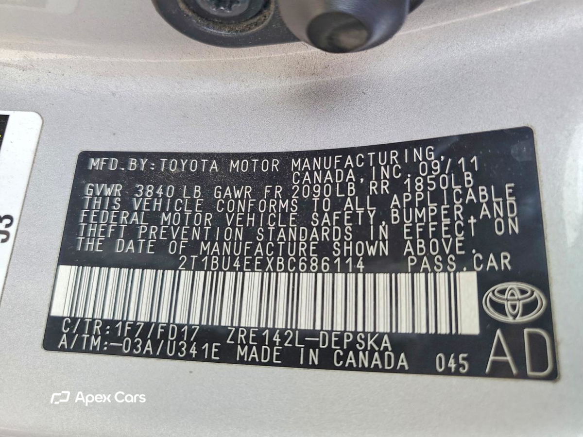 Toyota Corolla 2011
