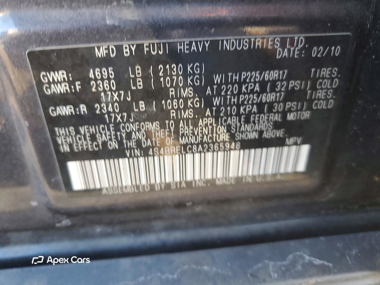 Subaru Outback 2010