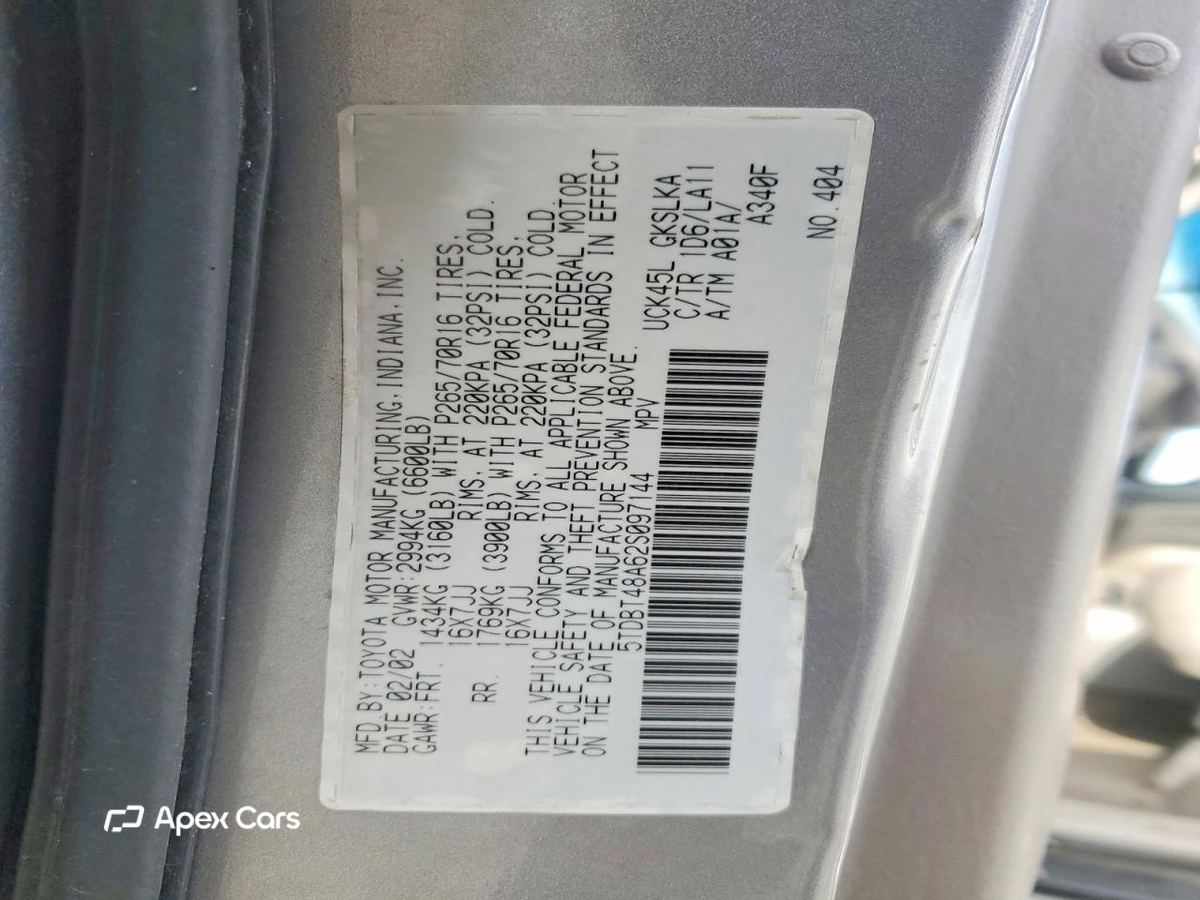 Toyota Sequoia 2002