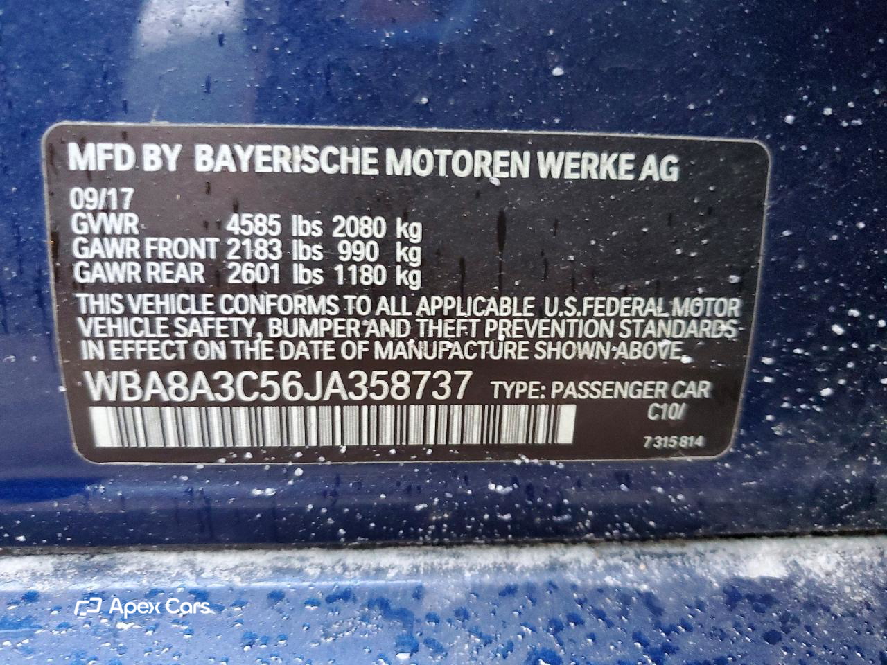 BMW Series 3 2018