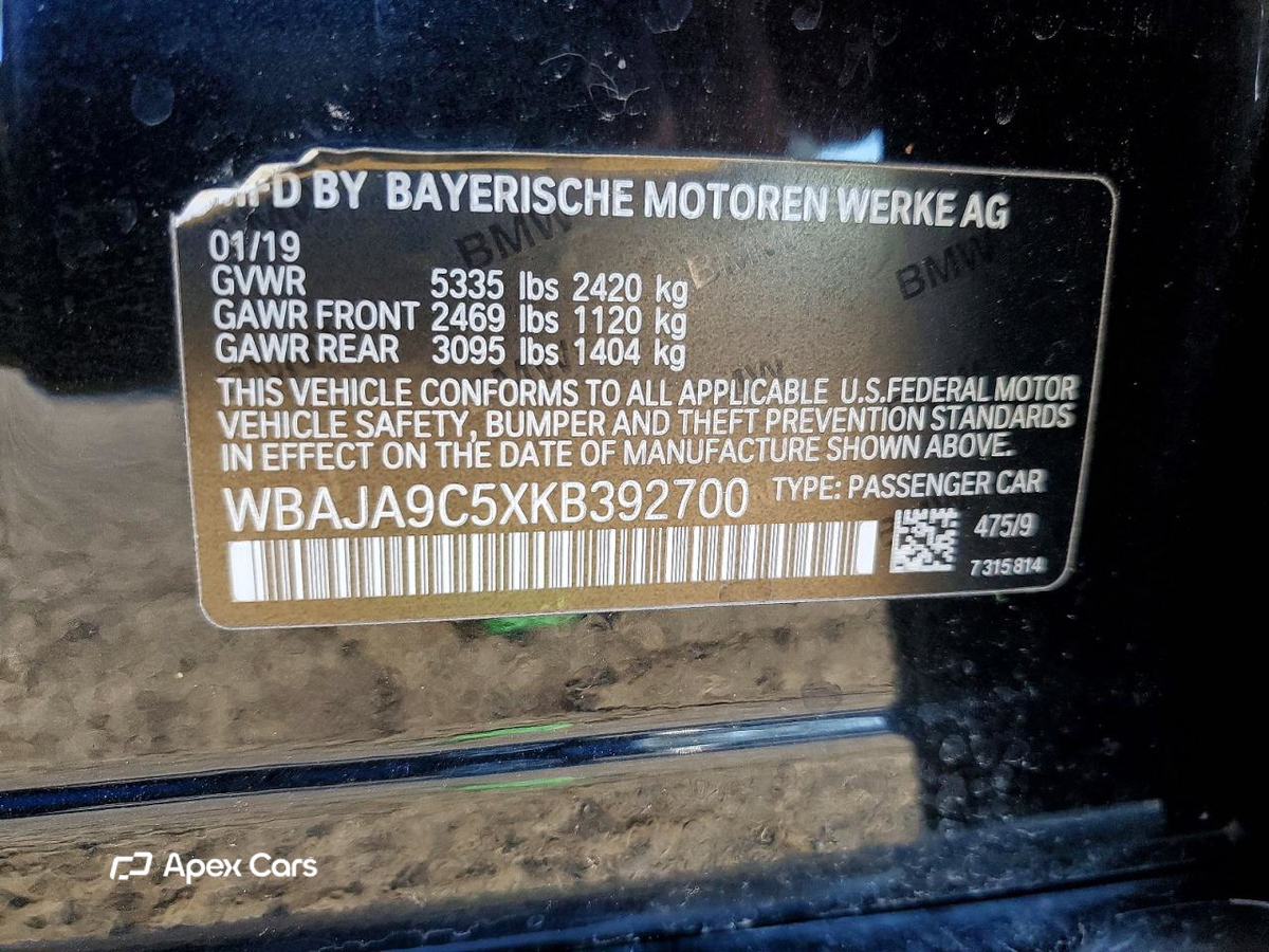 BMW Series 5 2019