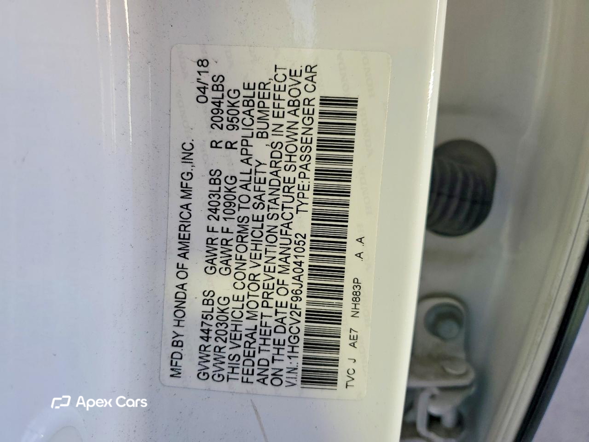 Honda Accord 2018