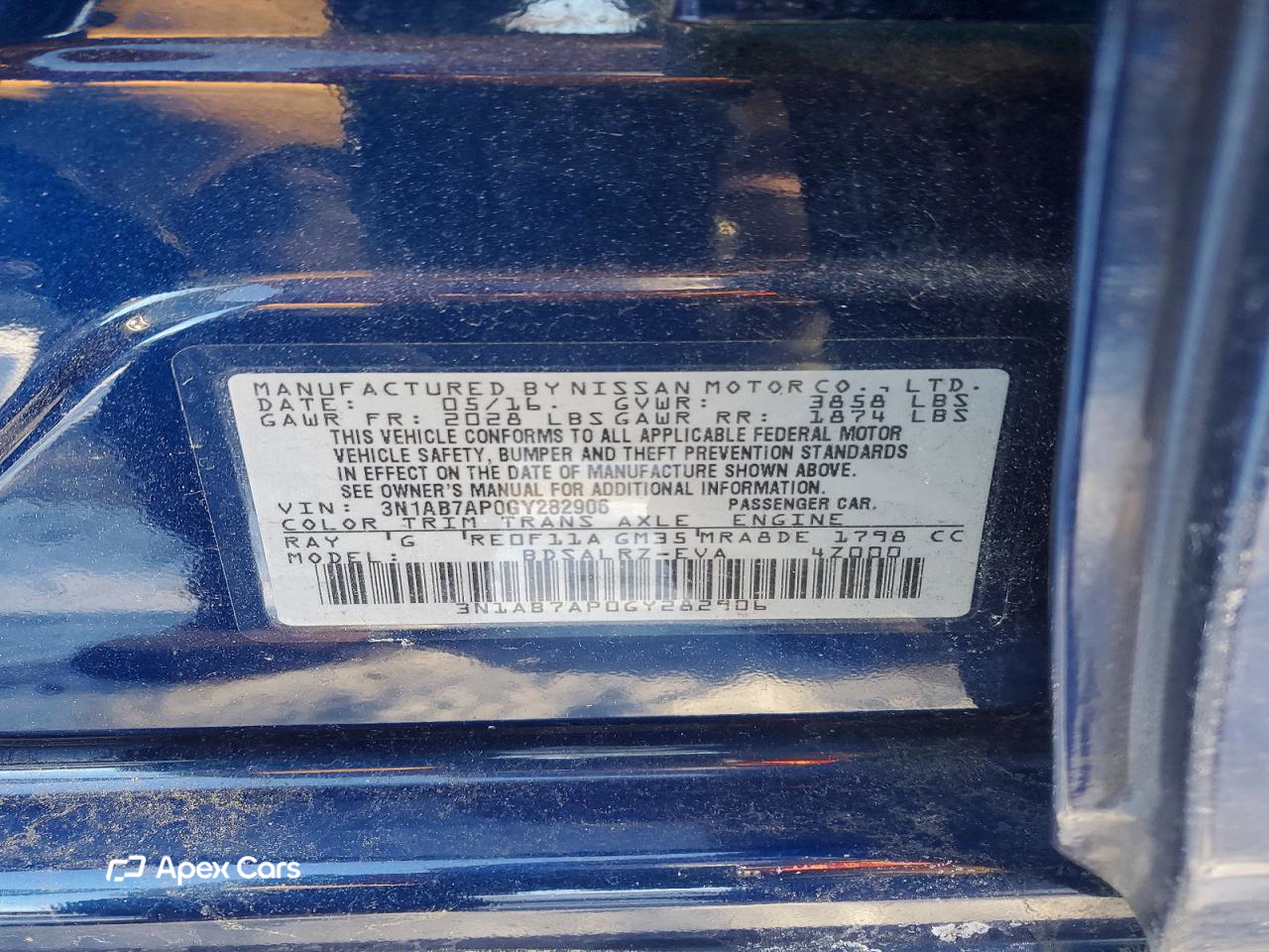 Nissan Sentra 2016