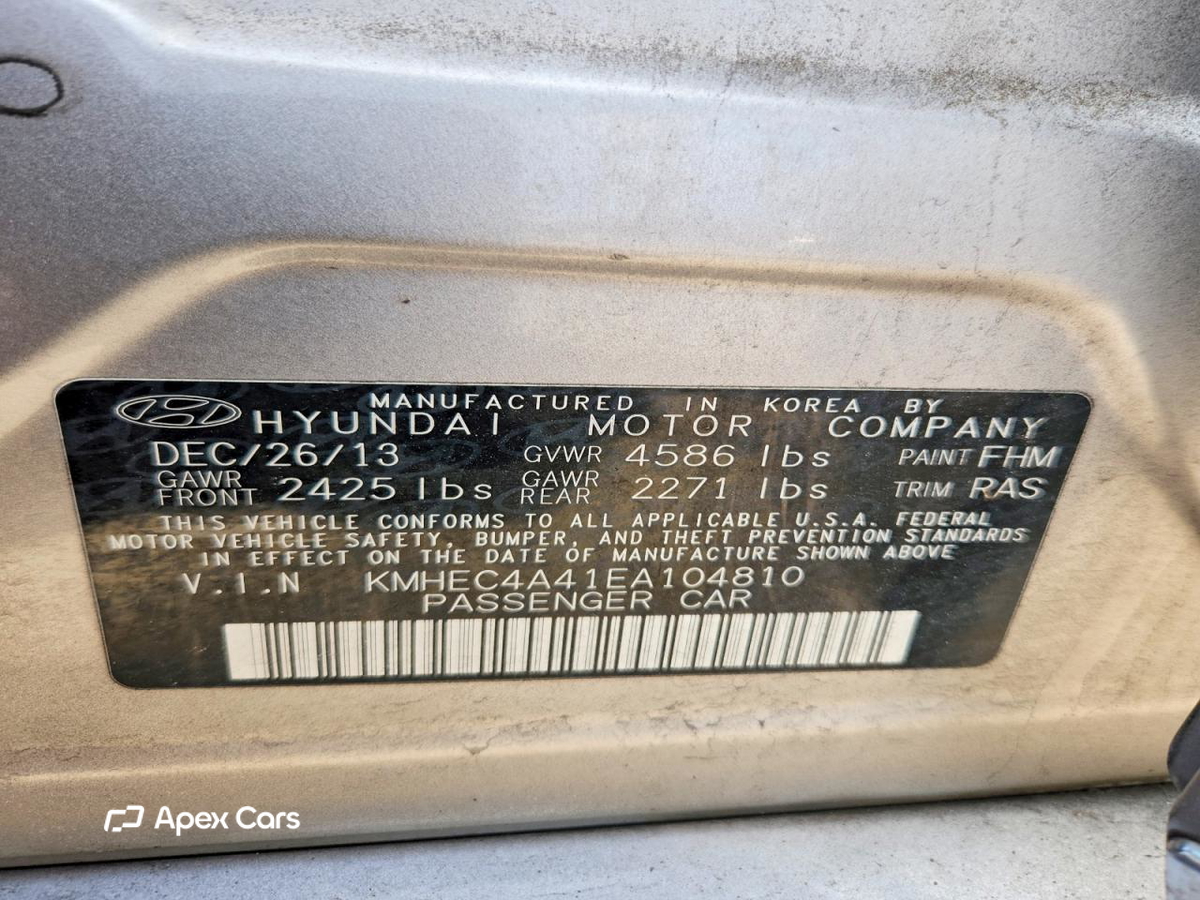 Hyundai Sonata 2014