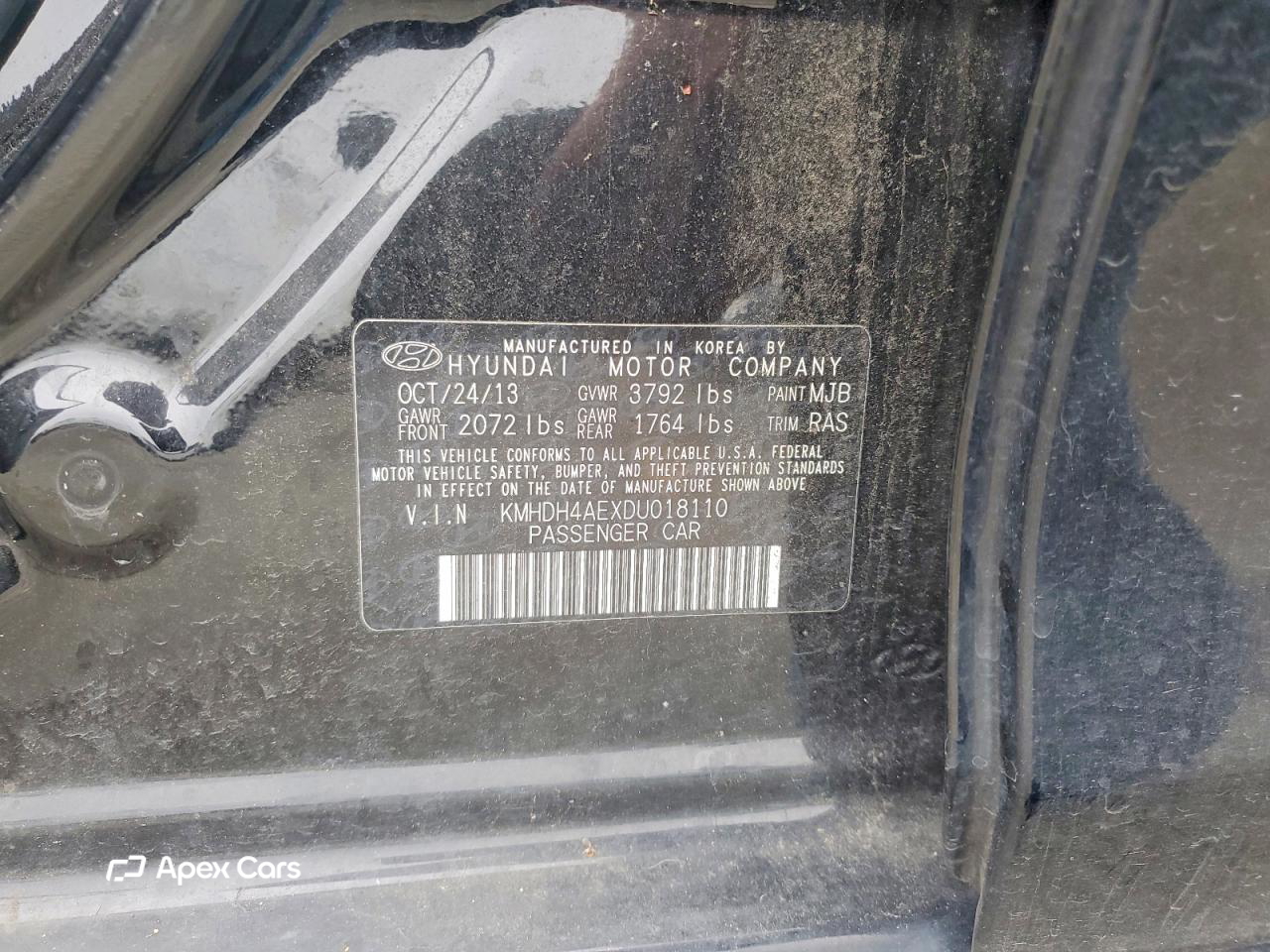Hyundai Elantra 2013