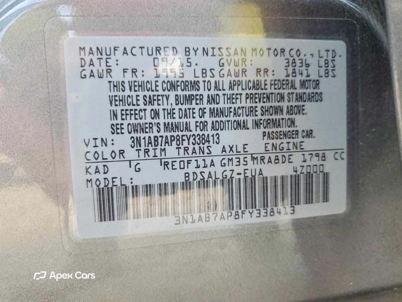 Nissan Sentra 2015