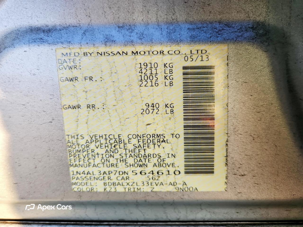 Nissan Altima 2013