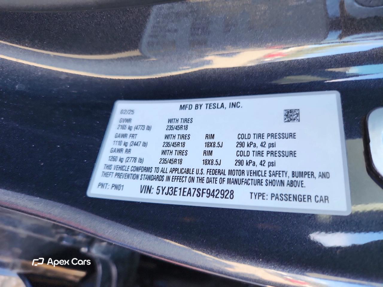 Tesla Model 3 2025