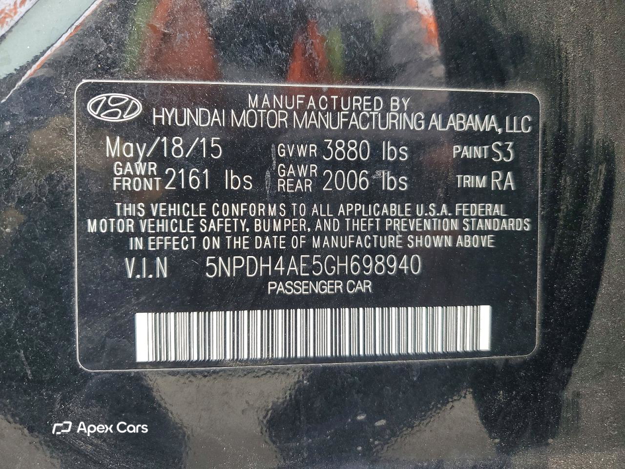 Hyundai Elantra 2016