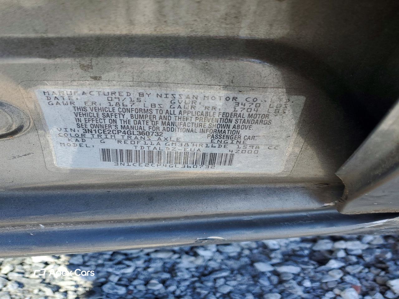 Nissan Versa 2016