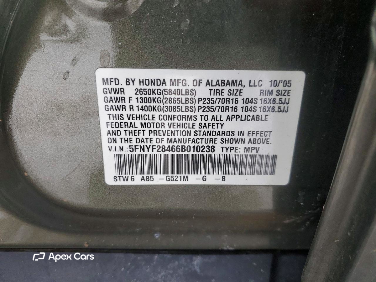 Honda Pilot 2006
