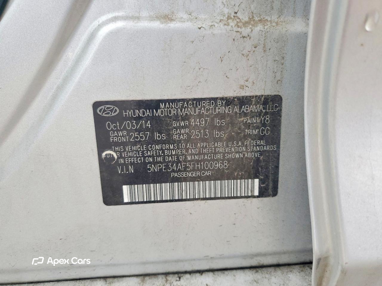 Hyundai Sonata 2015