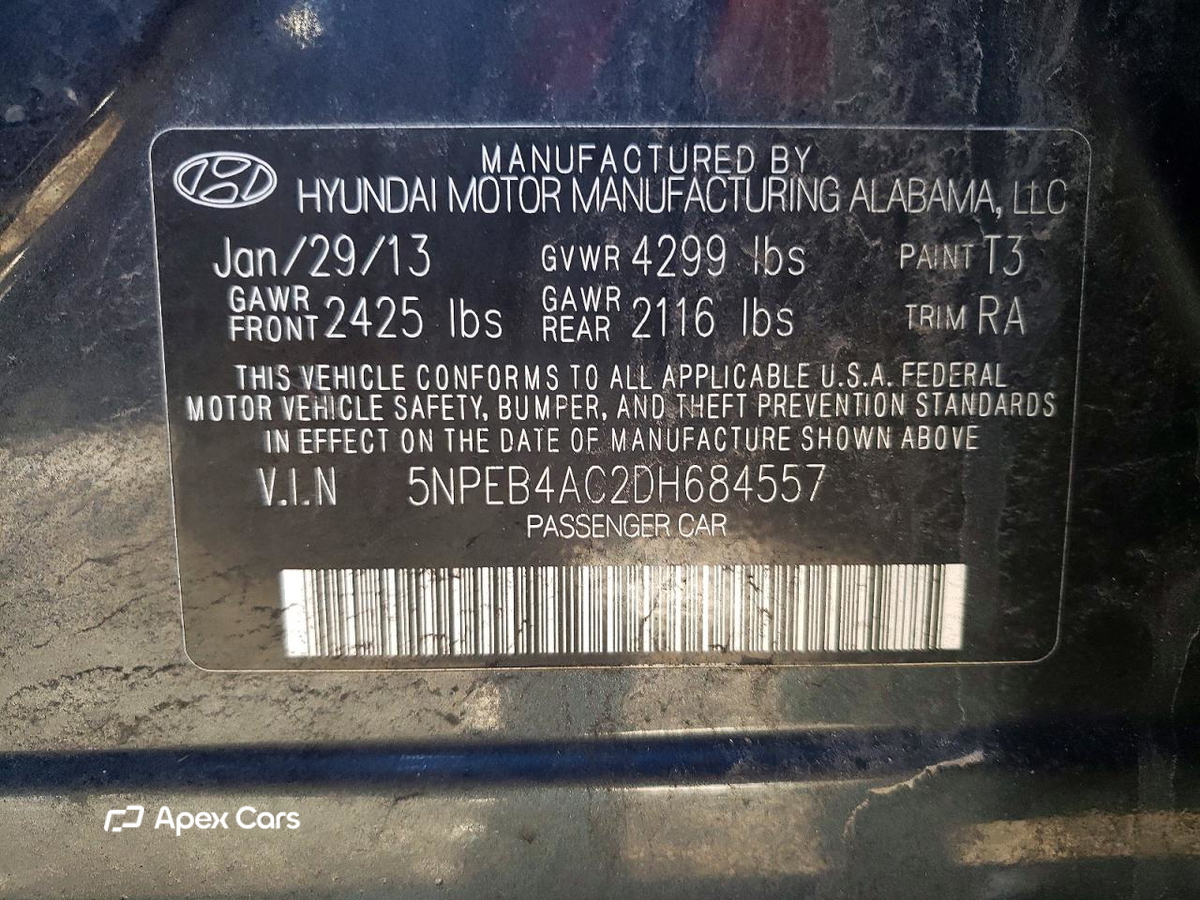 Hyundai Sonata 2013