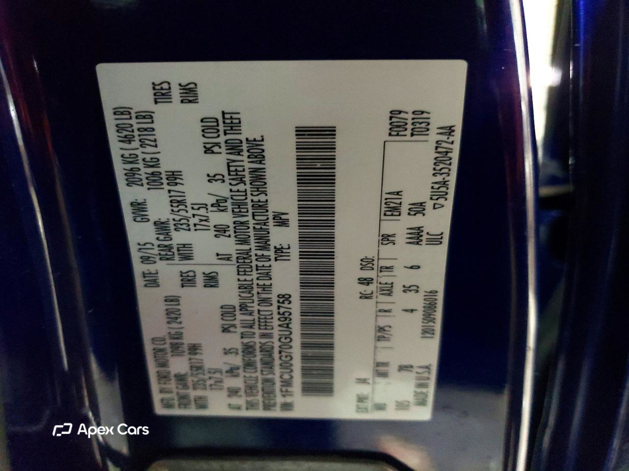 Ford Escape 2016