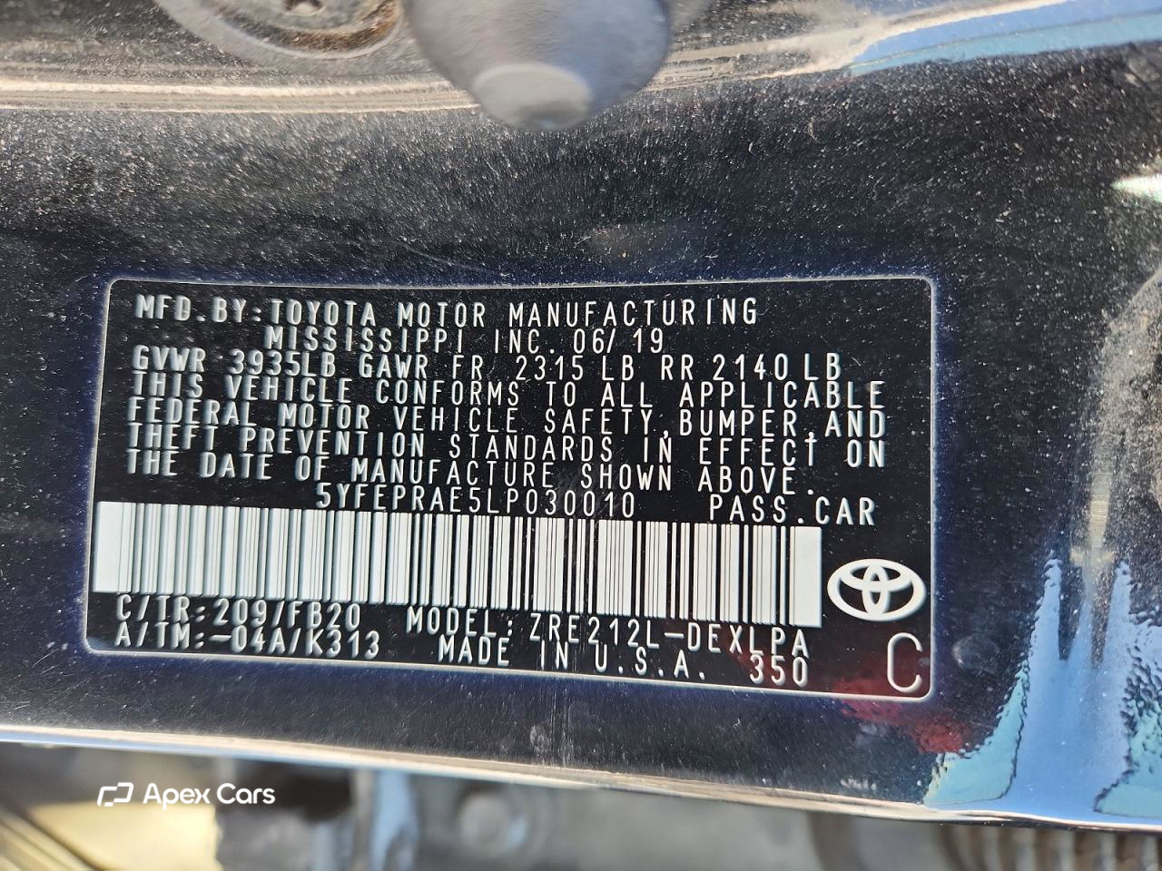 Toyota Corolla 2020