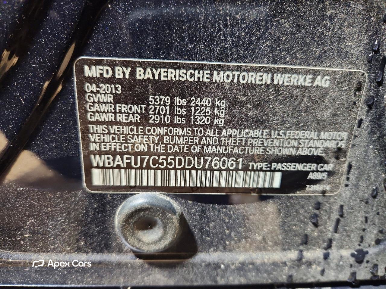 BMW Series 5 2013