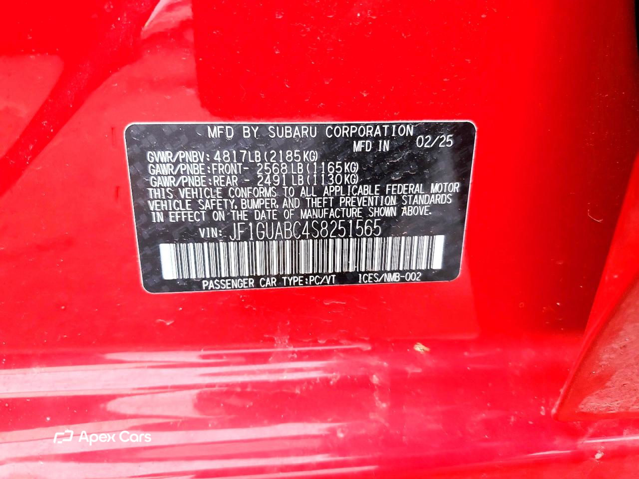Subaru Impreza 2025