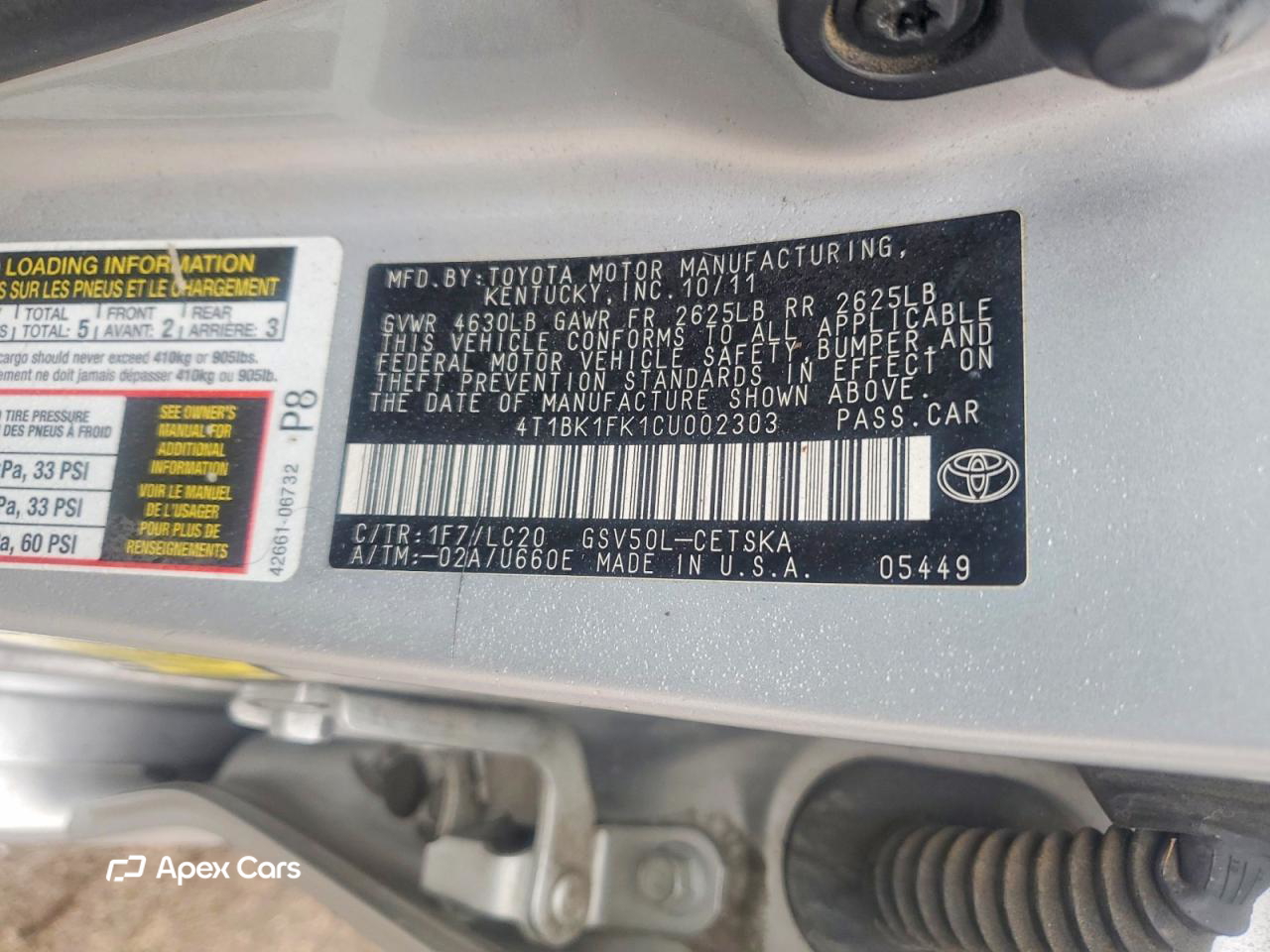 Toyota Camry 2012