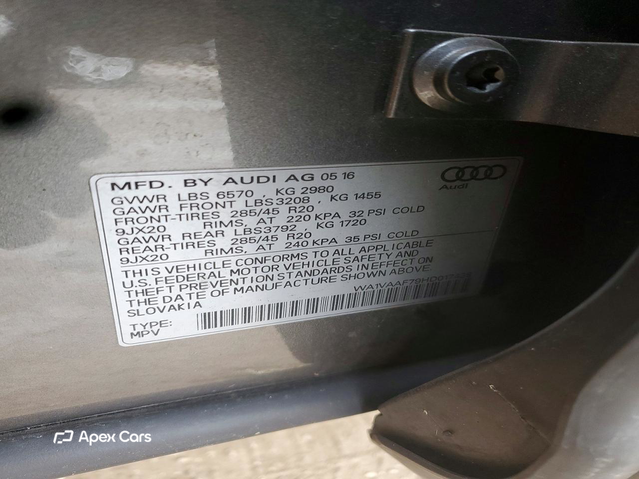 Audi Q7 2017