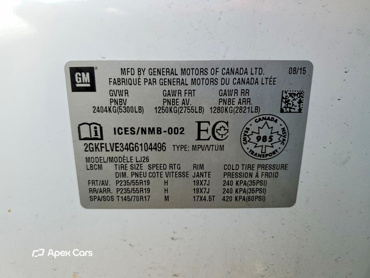 GMC Terrain 2016