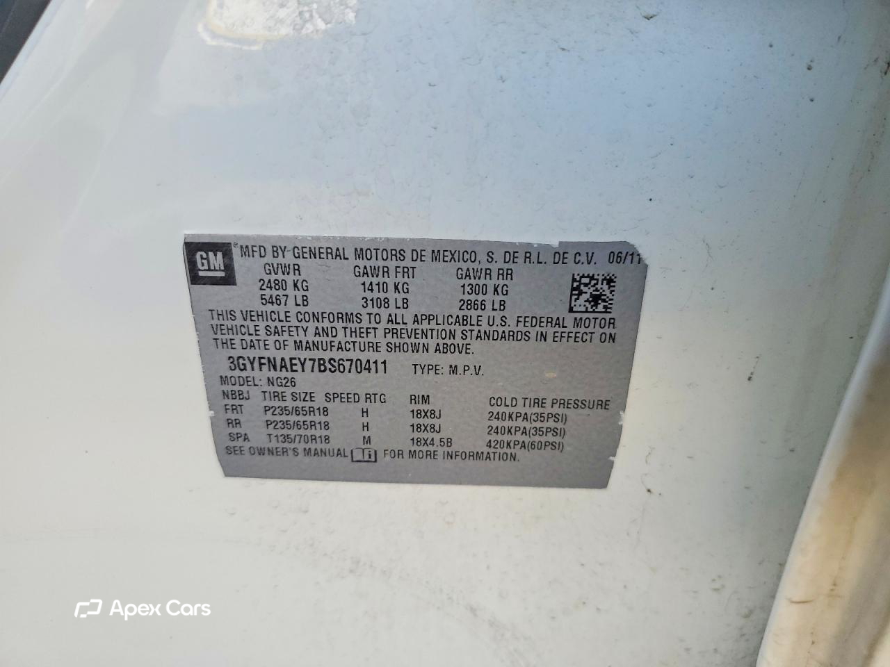 Cadillac SRX 2011