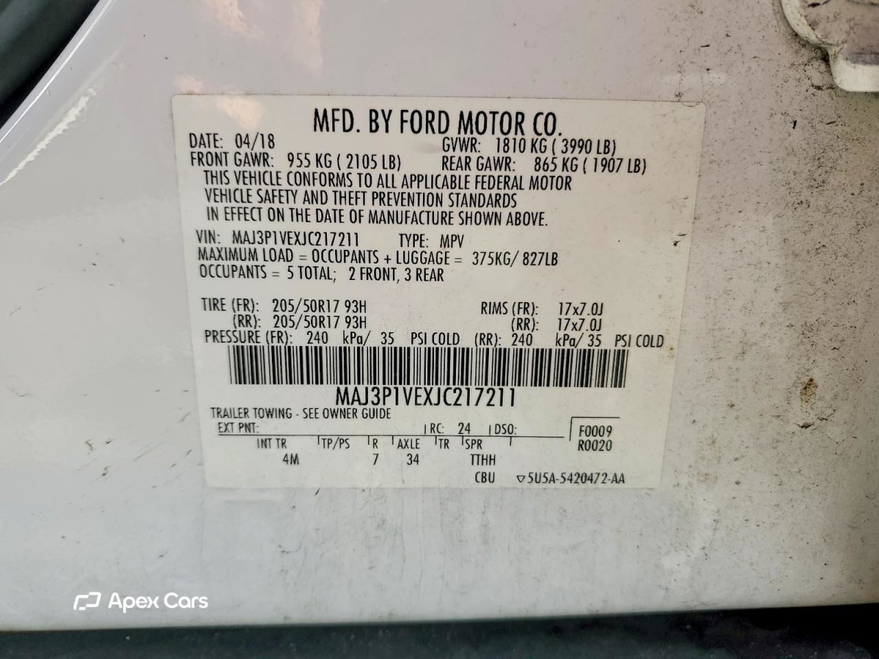 Ford EcoSport 2018