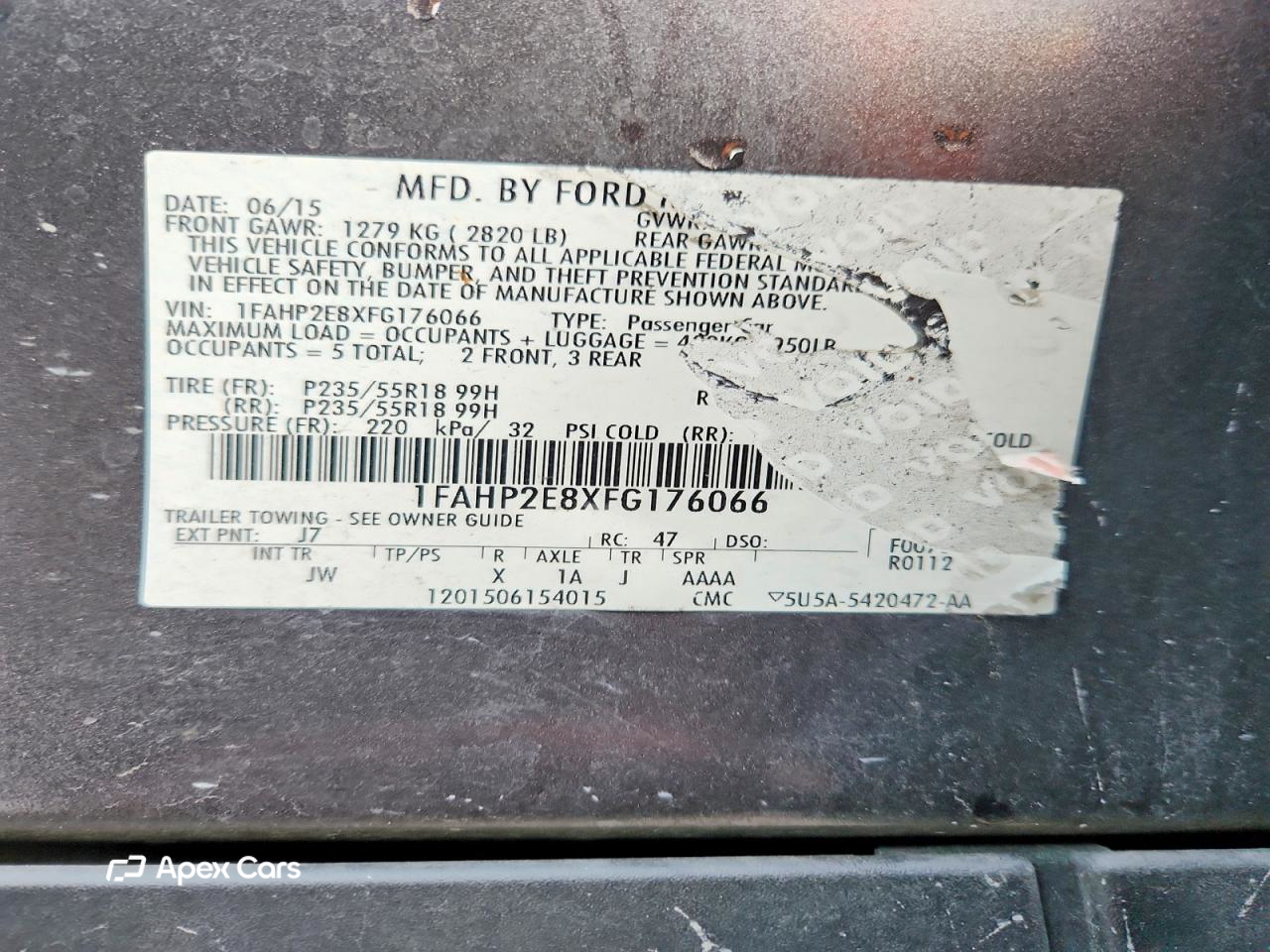 Ford Taurus 2015