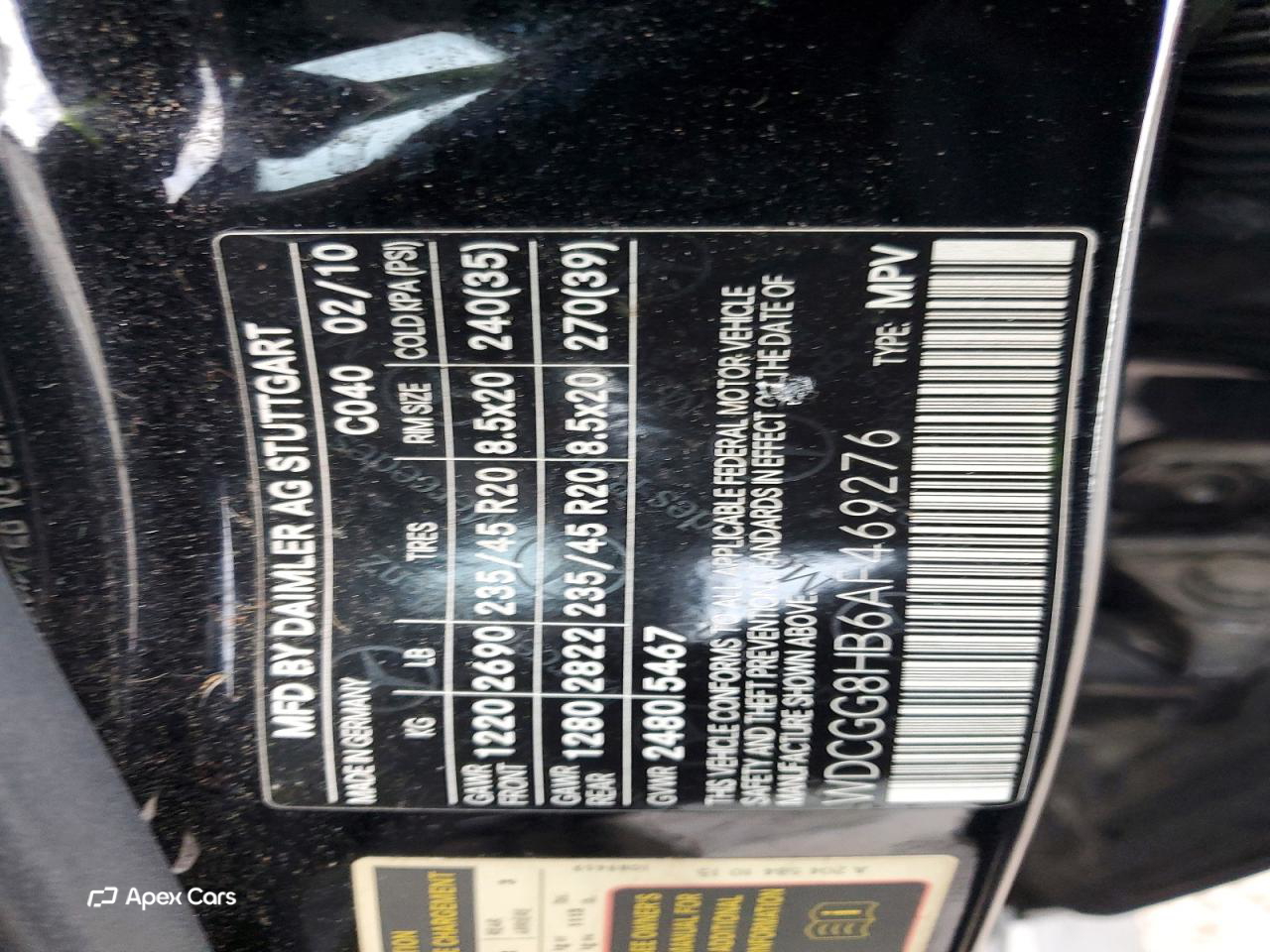 Mercedes-Benz GLK-klasse 2010