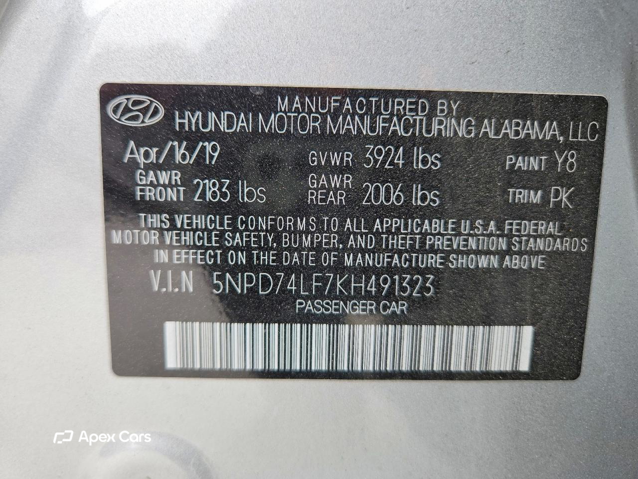 Hyundai Elantra 2019