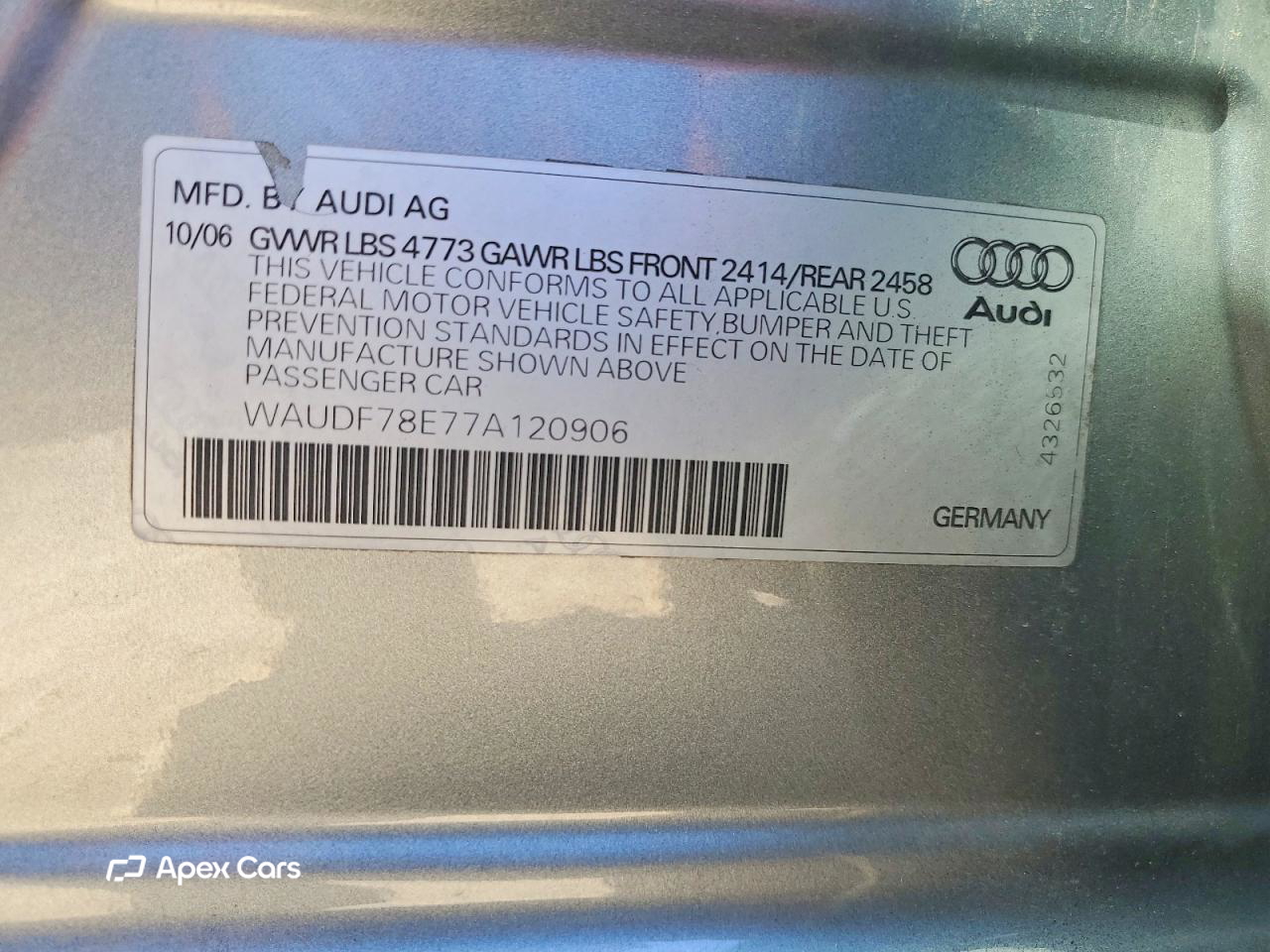 Audi A4 2007