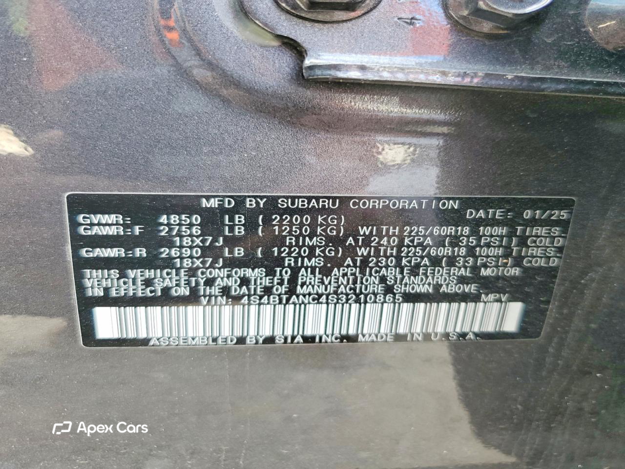 Subaru Outback 2025
