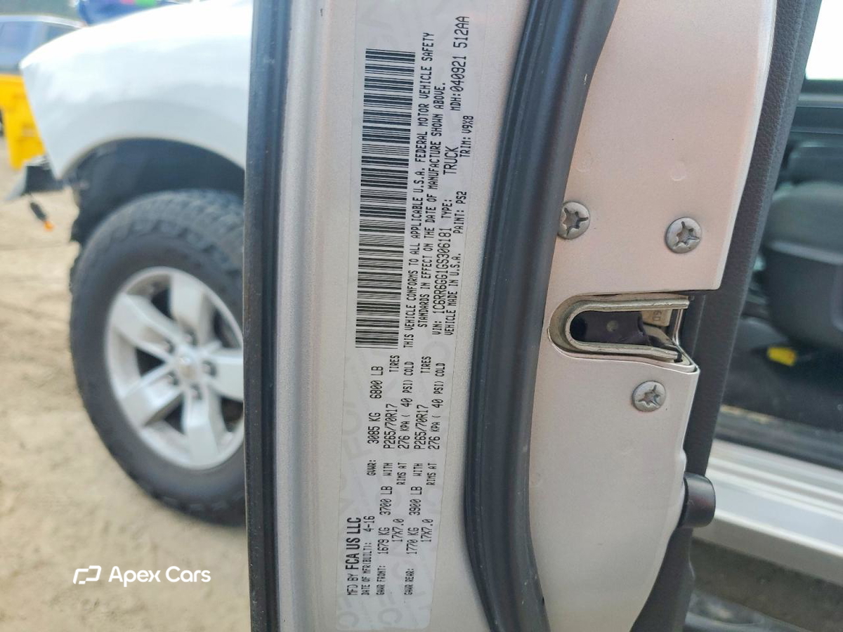 RAM 1500 2016