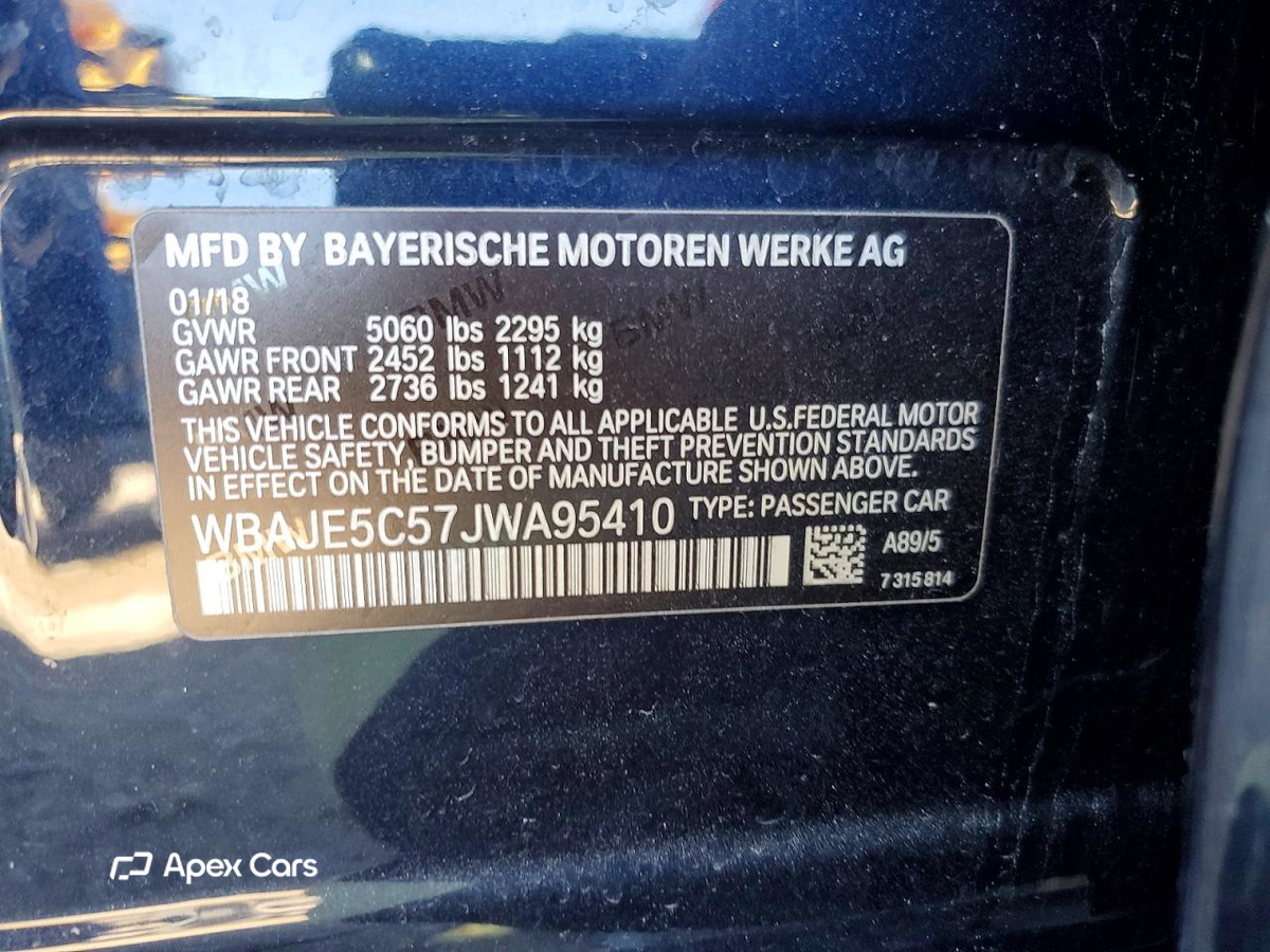 BMW Series 5 2018
