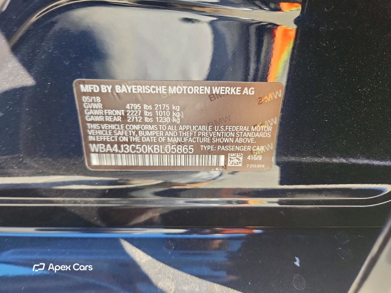 BMW Series 4 2019