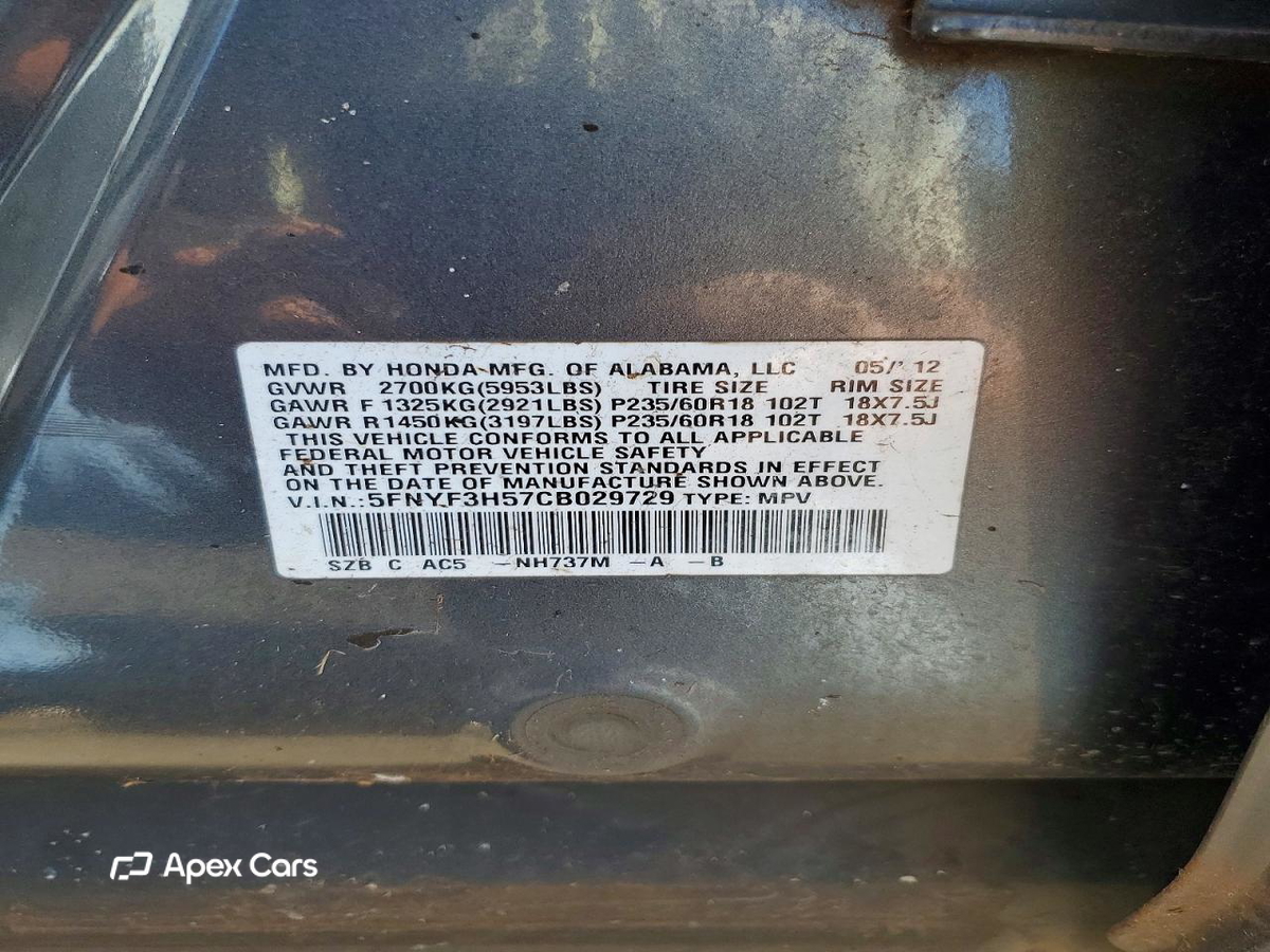 Honda Pilot 2012